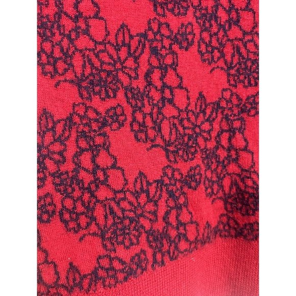 Brooks Brothers Sweater Womens S Red 100% Extra Fine Merino Wool Red Fleece - Picture 6 of 7